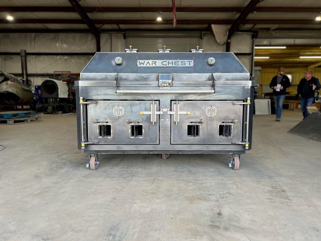 War Chest direct heat cooker on the shop floor